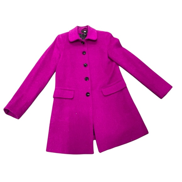 H&M Wool blend Pea Coat - Picture 4 of 9